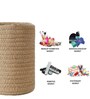 Natural Jute 6x6 Inch Storage Basket Pack of 2