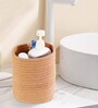 Natural Jute Storage Basket 6x6 Inch Pack of 1