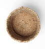 Set Of 2 Beige Jute Handwoven Multipurpose Planter & Storage Basket