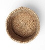Set Of 3 Beige Jute Handwoven Multipurpose Planter & Storage Basket