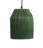 Jute Divines Handwoven Cylindrical Hanging Pendant Lamp in Jute & Iron (10 inch)