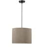 Bling Black Iron Hanging Light