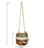 Blue Owl Earthen NA Hanging Planter with Stand