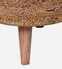 Jute Fabric Seating Stool in Natural Colour