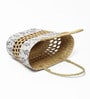 Jute Handbag | Carry Tote Bag for Women | Shopping Basket | storage baskets | Lunch Basket |Seagrass Jali Shopping Bag