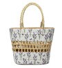 Jute Handbag | Carry Tote Bag for Women | Shopping Basket | storage baskets | Lunch Basket |Seagrass Jali Shopping Bag