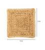 Square Shaped (13x2) Beige Jute (Set of 6) Placemat