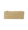 (1Pc) Beige Straw Rectangular Storage Basket & Wardrobe Organiser
