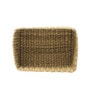(1Pc) Beige Straw Rectangular Storage Basket & Wardrobe Organiser
