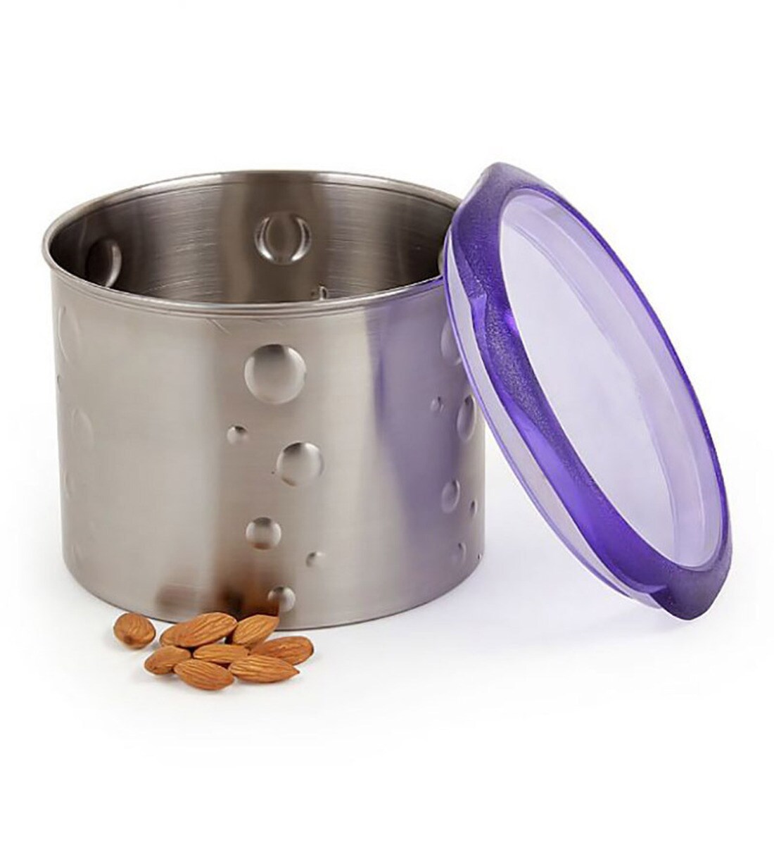 Buy JVL Floral Multicolor Plastic 1600 ML Storage Canister Set Online