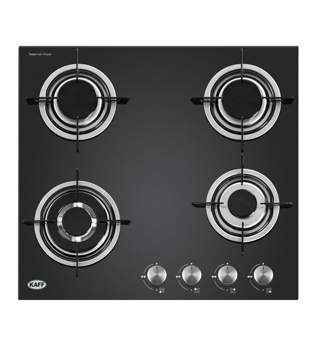 Buy Kaff 4 Aluminium Burners Automatic Glass Hob (Model No NE 4B 60 GF