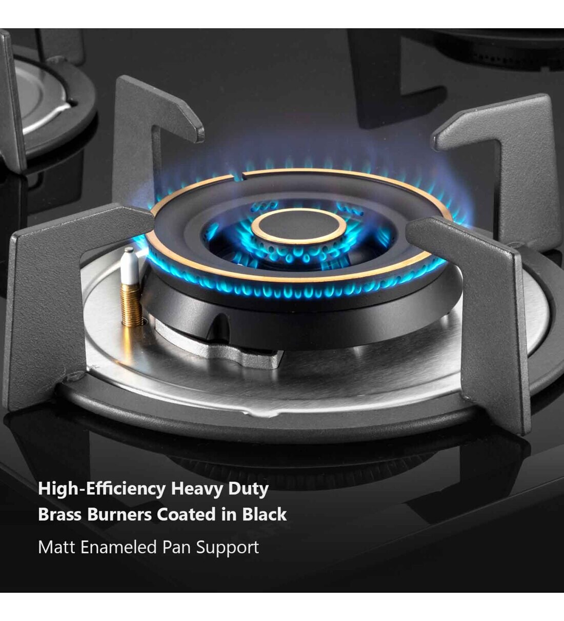 Buy Kaff 4 Burners Glass Gas Hob Aln604 (Isi Mark) Online Gas Stoves Gas Stoves Appliances