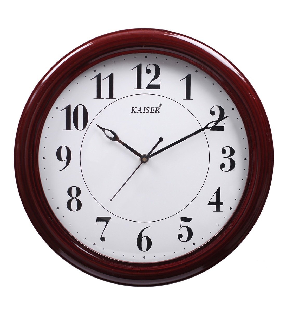 Buy Brown Wooden 13 Inch Round 2131 Ff Wall Clock by Kaiser Online