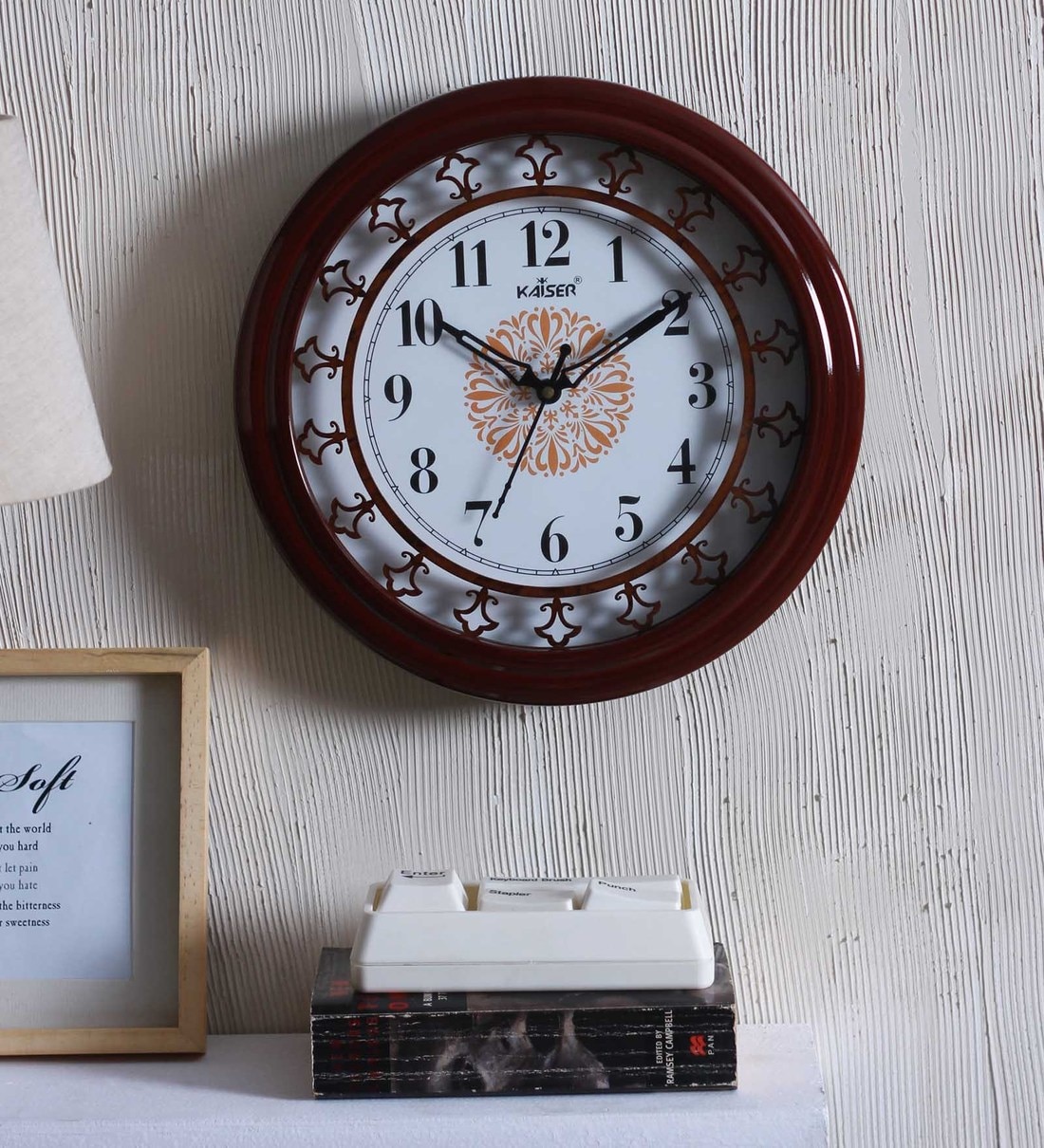 Buy Kaiser Cola Wood 11 x 1.7 x 11 Inch Wall Clock by Kaiser Online