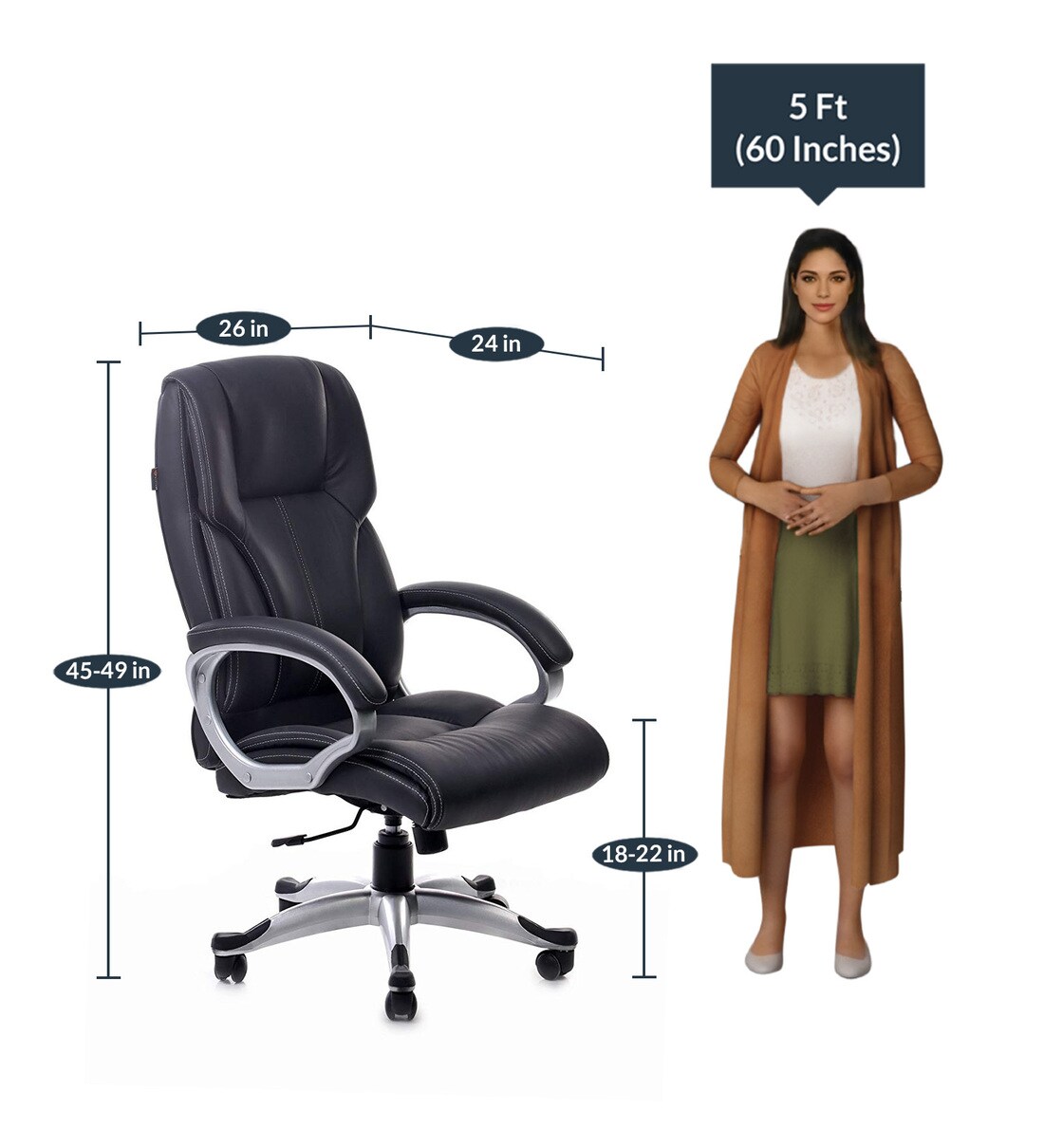 Pepperfry computer chair Clearance
