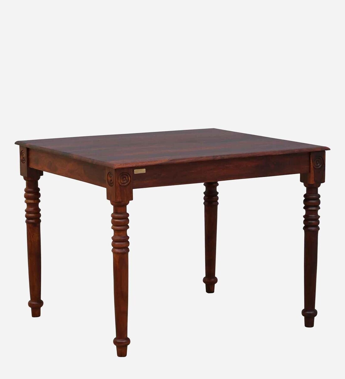 Buy Kamchini Sheesham Wood 4 Seater Dining Table In Honey Oak Finish