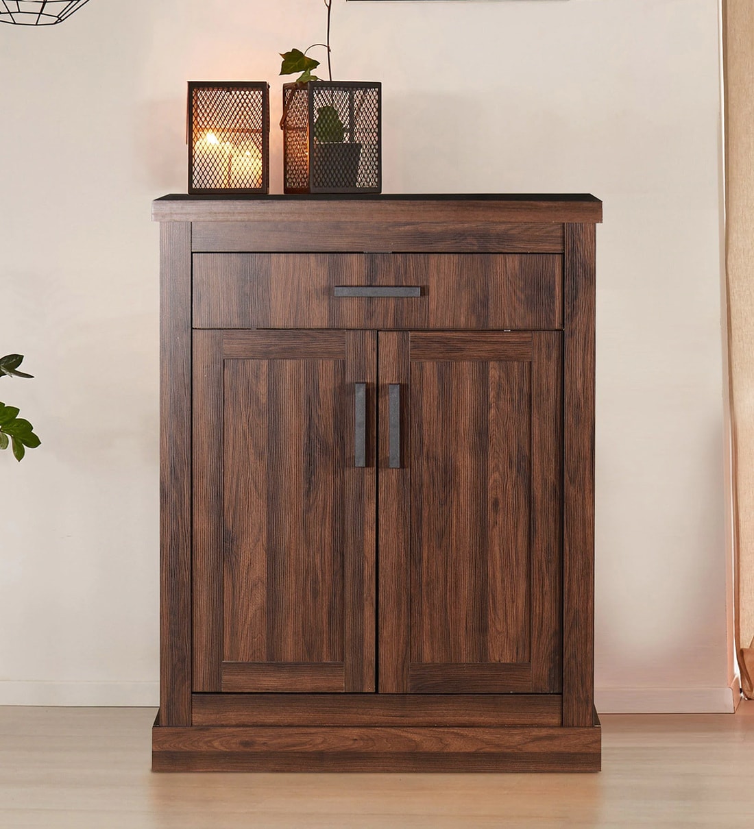 Buy Kanna Shoe Cabinet in Walnut Finish at 5% OFF by Mintwud from