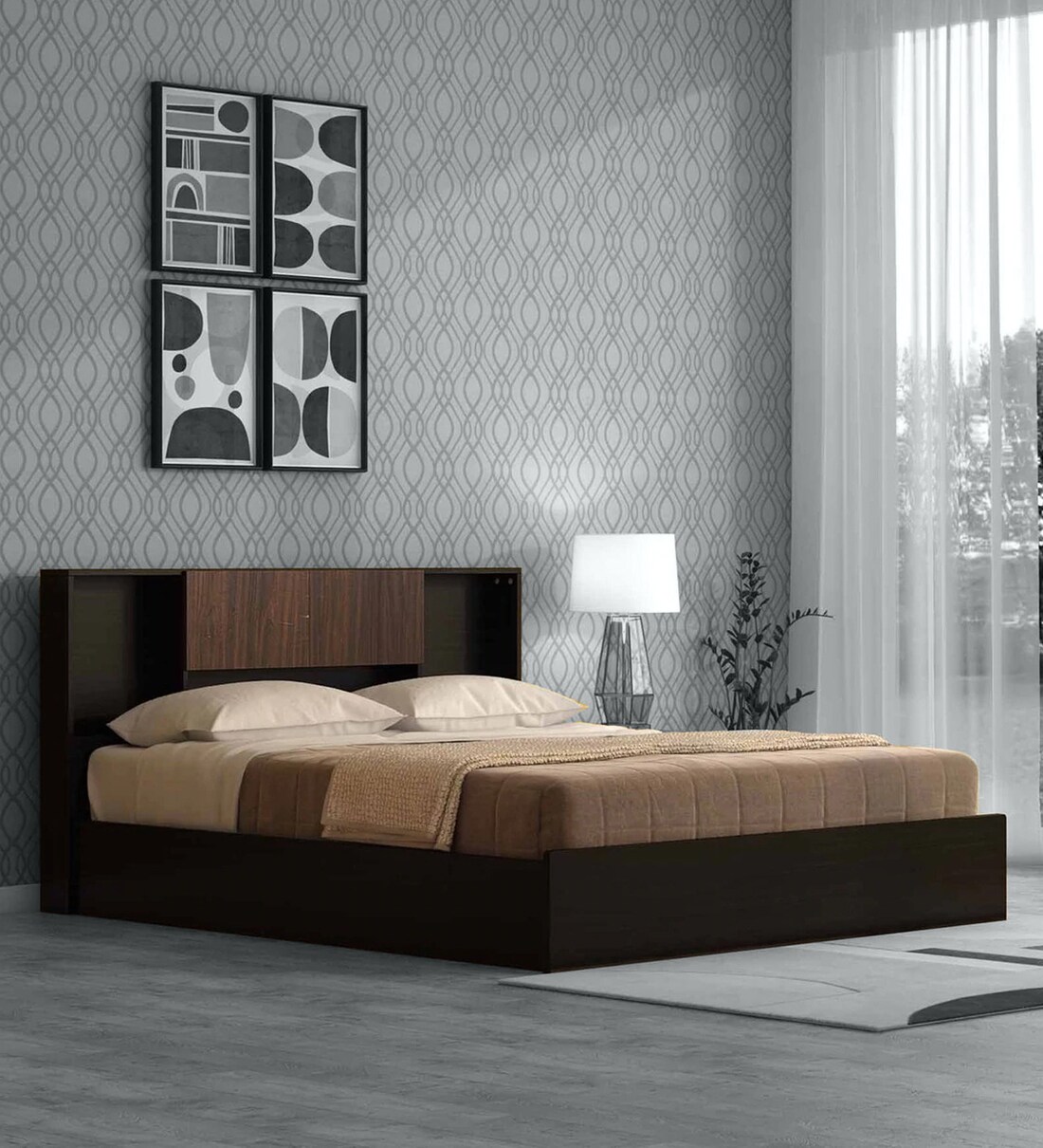 king size cot pepperfry