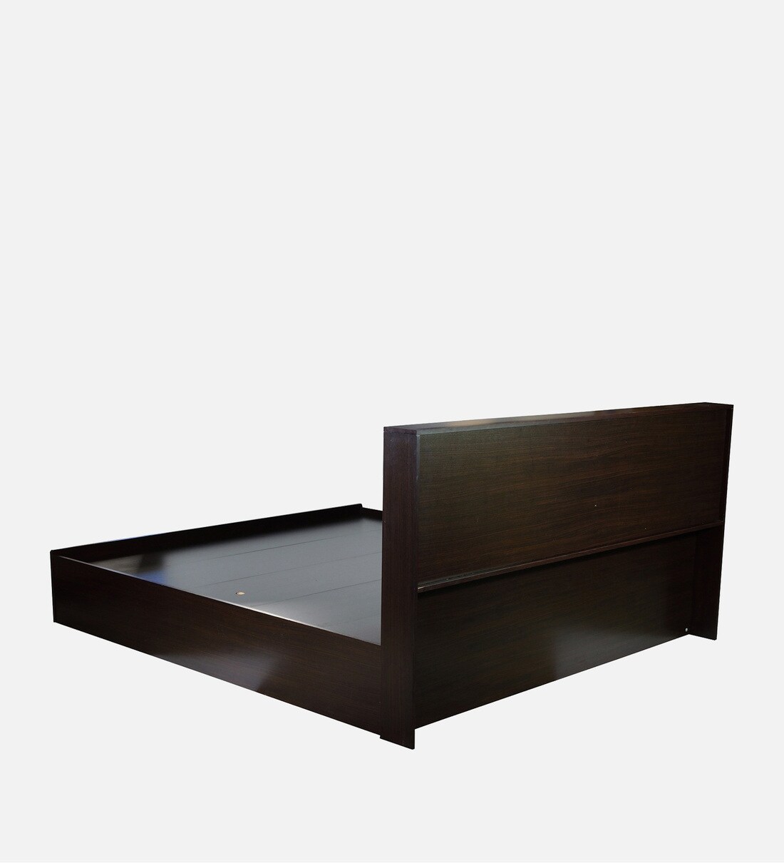 Buy Kaori King Size Bed With Storage In Wenge Finish By Mintwud Online