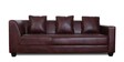 Kameth Corner Sofa Set in Brown Colour in L Shape