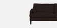 Kane Fabric 3 Seater Sofa In Chocolate Brown Colour