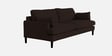 Kane Fabric 3 Seater Sofa In Chocolate Brown Colour