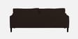 Kane Fabric 3 Seater Sofa In Chocolate Brown Colour