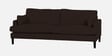 Kane Fabric 3 Seater Sofa In Chocolate Brown Colour
