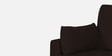 Kane Fabric 3 Seater Sofa In Chocolate Brown Colour