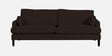 Kane Fabric 3 Seater Sofa In Chocolate Brown Colour