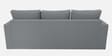 Zenari Fabric 3 Seater Pull Out Sofa Cum Bed In Ash Grey Colour
