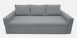 Zenari Fabric 3 Seater Pull Out Sofa Cum Bed In Ash Grey Colour