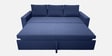 Zenari Fabric 3 Seater Pull Out Sofa Cum Bed In Navy Blue Colour