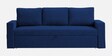 Kara Fabric 3 Seater Pull Out Sofa Cum Bed In Royal Blue Colour