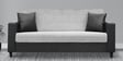 Kate 3 Seater Sofa in Grey & Black Colour
