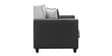 Kate 3 Seater Sofa in Grey & Black Colour