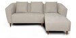 Nirvana Fabric Sectional Sofa ( 3+ Lounger) in Light Brown Colour in L Shaped