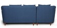 Kate LHS 2 Seater Sofa with Lounger in Blue Colour
