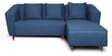 Kate LHS 2 Seater Sofa with Lounger in Blue Colour