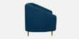 Kaylee Chenille Fabric 2 Seater Sofa In Denim Blue Colour