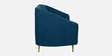 Kaylee Chenille Fabric 3 Seater Sofa In Denim Blue Colour