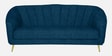 Kaylee Chenille Fabric 3 Seater Sofa In Denim Blue Colour