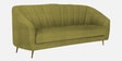 Kaylee Chenille Fabric 3 Seater Sofa In Olive Green Colour