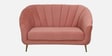 Kaylee Velvet 2 Seater Sofa In Blush Pink Colour