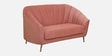 Kaylee Velvet 2 Seater Sofa In Blush Pink Colour