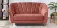 Kaylee Velvet 2 Seater Sofa In Blush Pink Colour