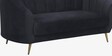 Kaylee Velvet 2 Seater Sofa In Charcoal Grey Colour