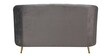 Kaylee Velvet 2 Seater Sofa In Fossil Grey Colour