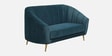 Kaylee Velvet 2 Seater Sofa In Teal Blue Colour