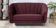 Kaylee Velvet 2 Seater Sofa In Wine Red Colour